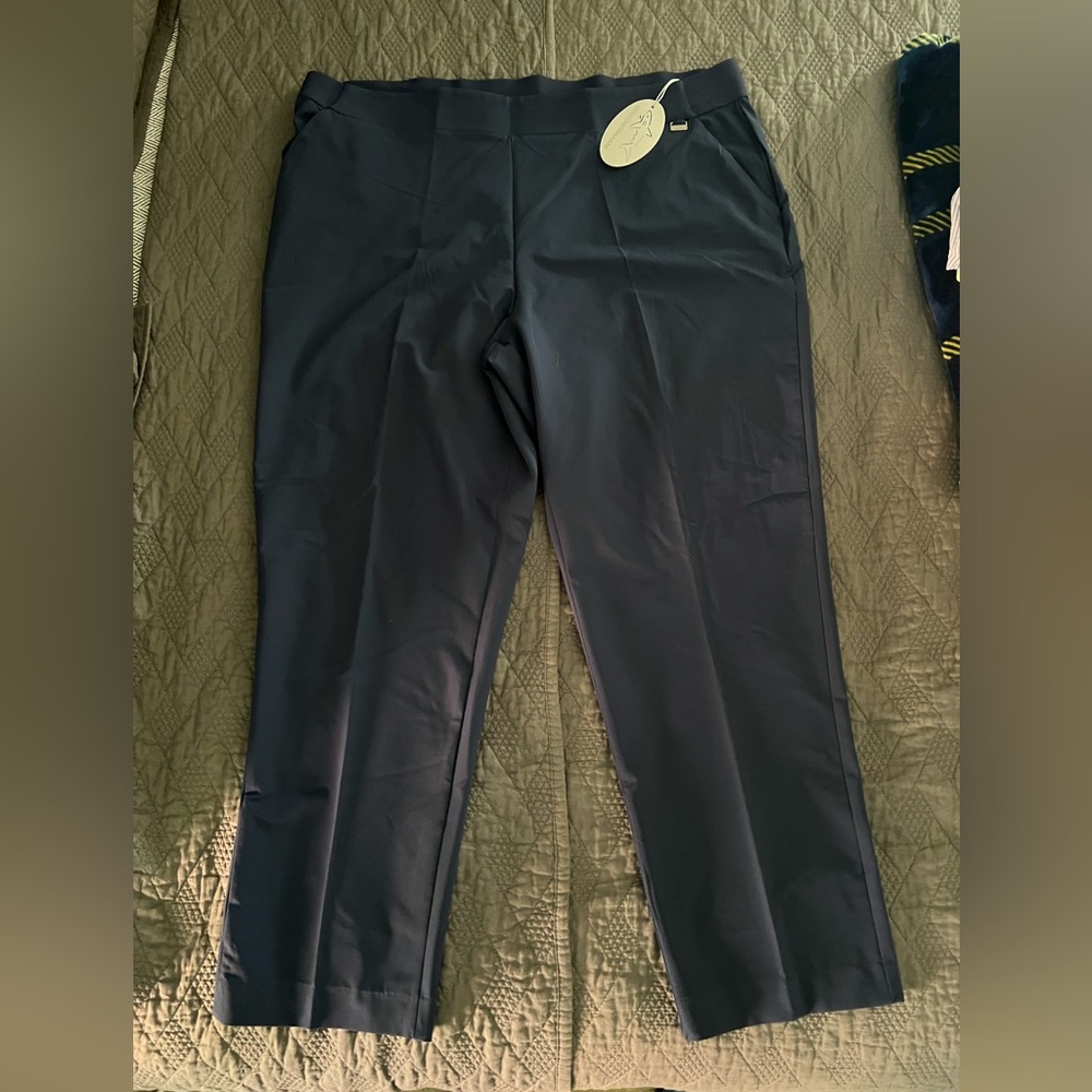 Womens Greg Norman XXL Golf Pants Navy New with Tag